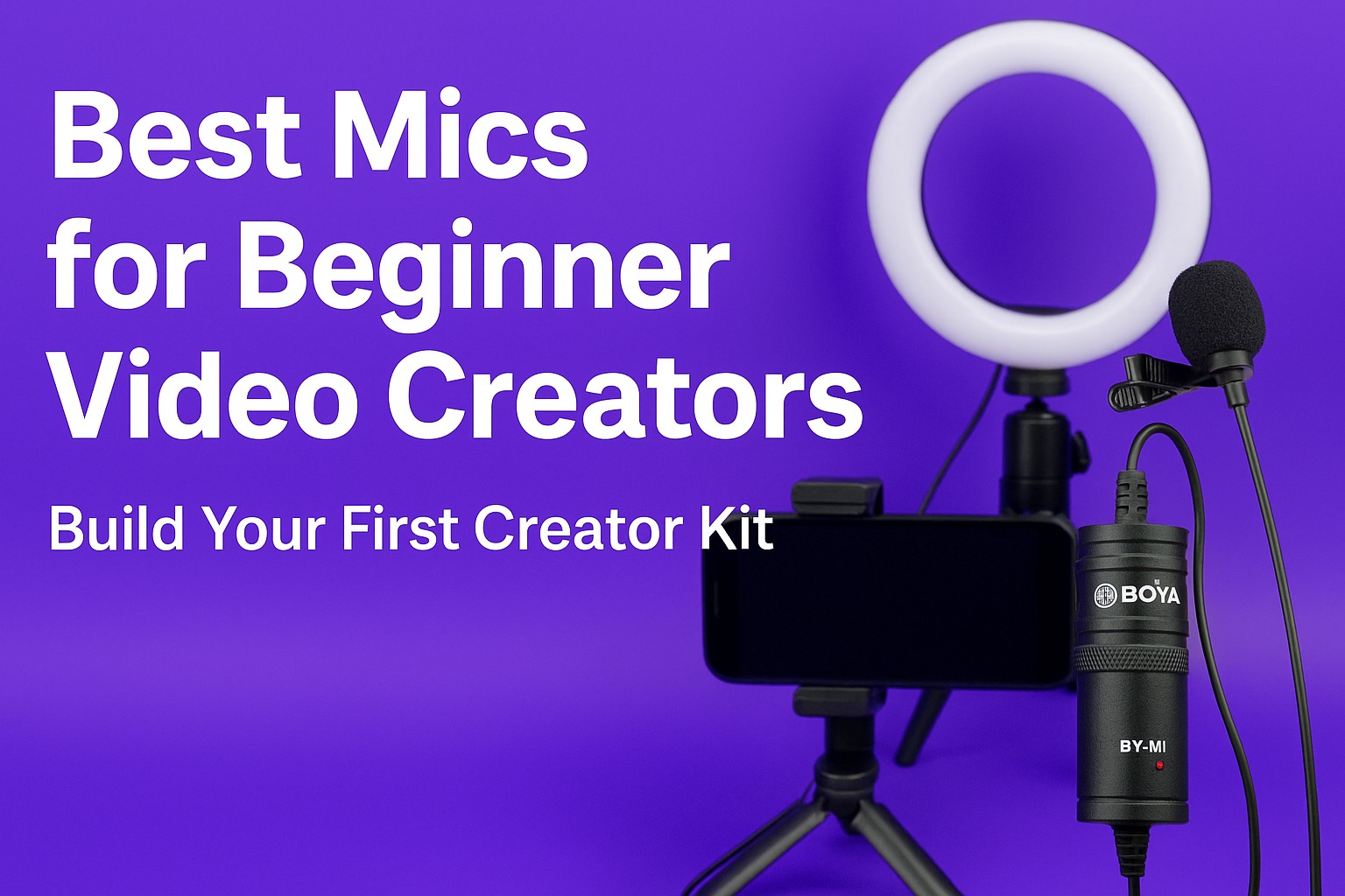 best microphones for new creators.
