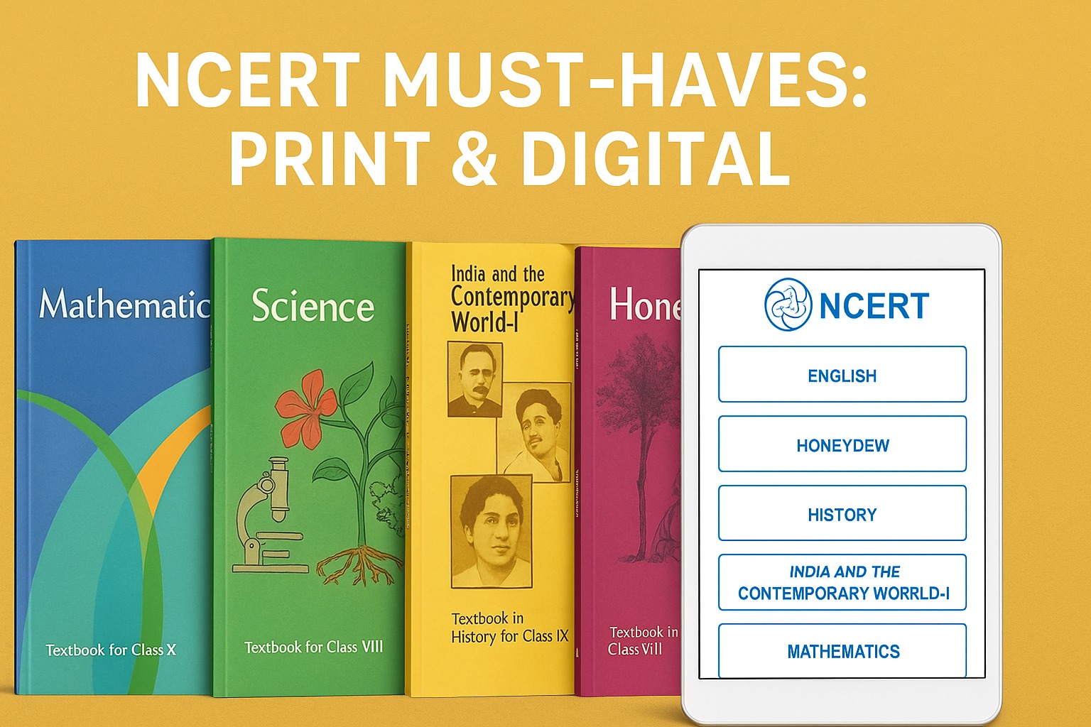 Must Have NCERT Books For Every Student.